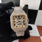 Customized Moissanite Diamond Cartier Watch customdiamjewel