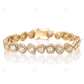 14K Yellow Gold CVD Diamond Multi Shape Bracelet hip hop jewelry CustomDiamJewel
