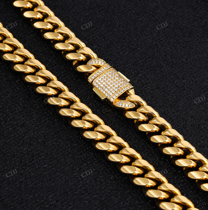 12mm Cuban Link Hip Hop Chain hip hop jewelry CustomDiamJewel