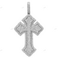 Rose/White/Yellow Gothic Cross Pendant hip hop jewelry CustomDiamJewel