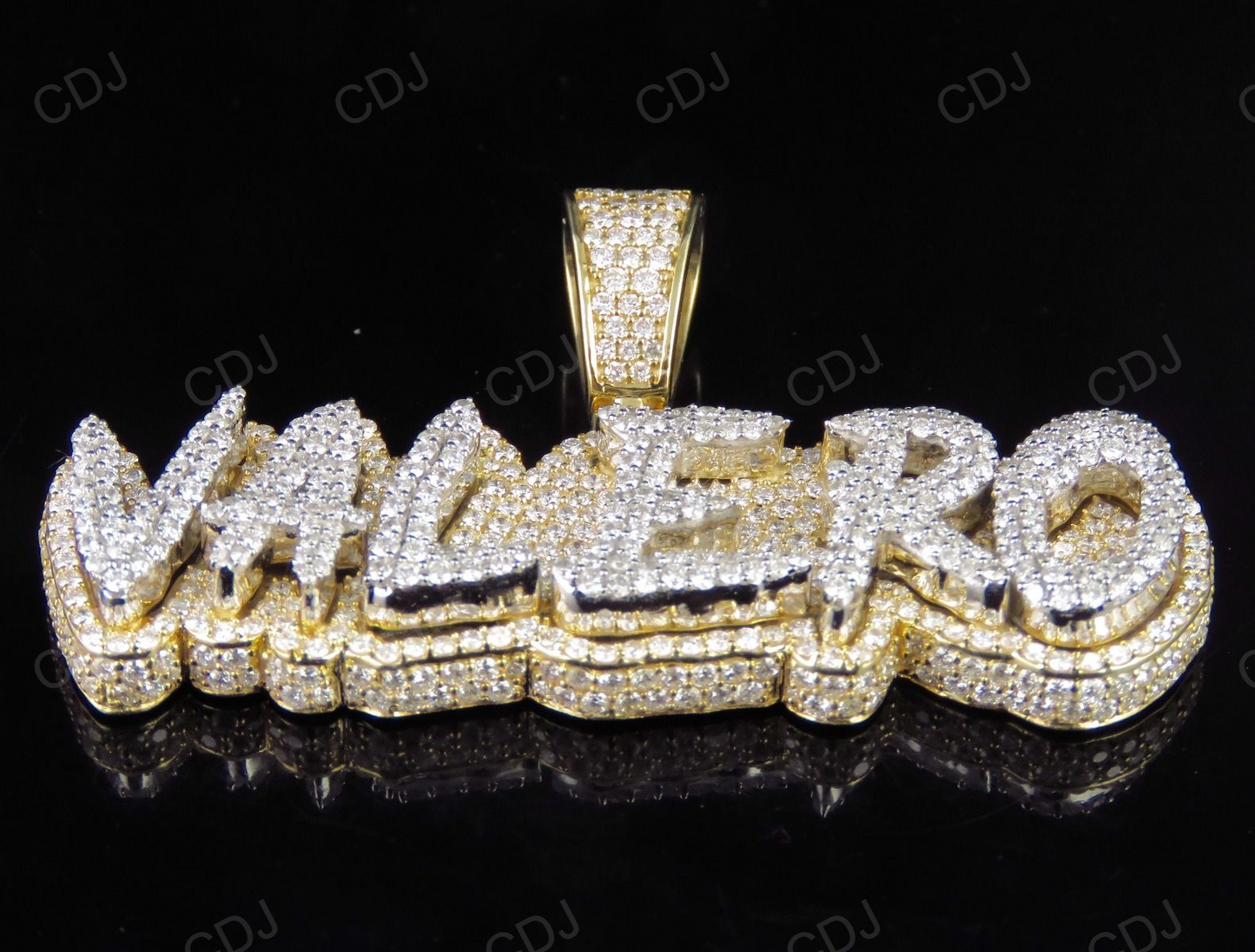 925 Silver Moissanite Valero Crown Pendant hip hop jewelry CustomDiamJewel