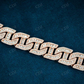15MM Rose Gold Mariner Link Bracelet hip hop jewelry customdiamjewel   