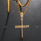 High Quality Round Cut Cross Design Diamond Hip Hop Pendant hip hop jewelry CustomDiamJewel