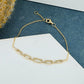 0.35CTW Natural Diamond Open Pave Paper Clip Link Bracelet clip link bracelet customdiamjewel   