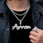 Full Ice Out Hip Hop Style Custom Name Latter Pendant For Rapper hip hop jewelry CustomDiamJewel