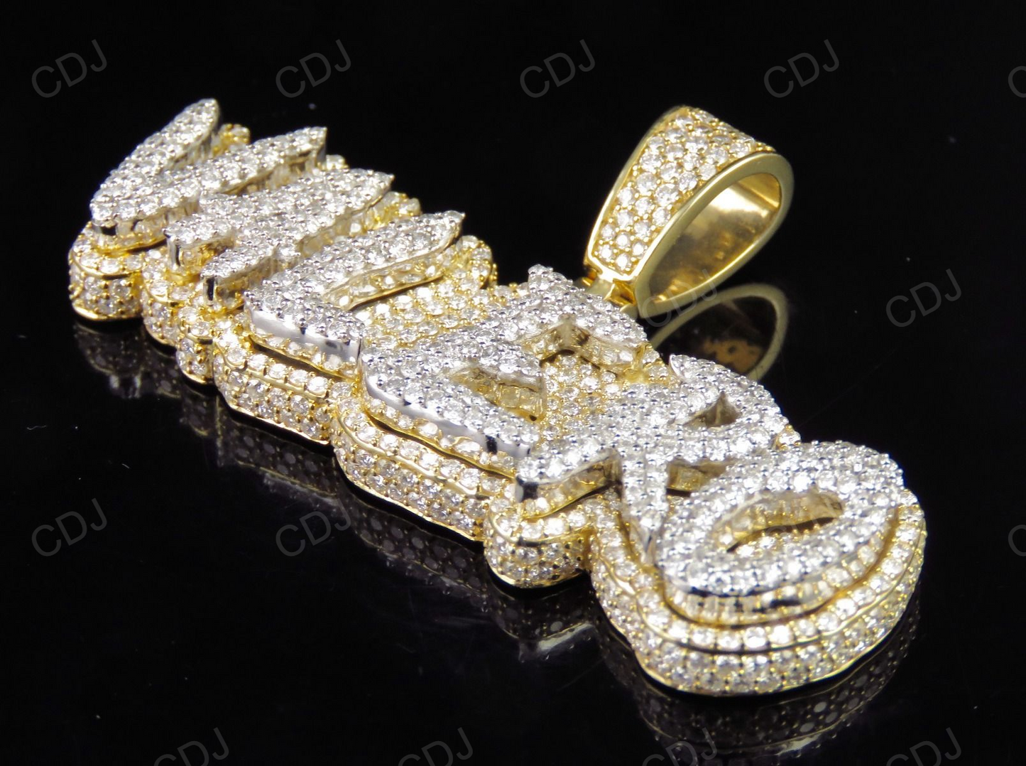925 Silver Moissanite Valero Crown Pendant hip hop jewelry CustomDiamJewel