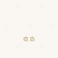 Round Diamond Studs 14K Solid Gold Earrings  customdiamjewel   