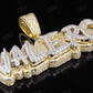 925 Silver Moissanite Valero Crown Pendant hip hop jewelry CustomDiamJewel