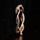 Unique Round Diamond Twisted Wedding Band  customdiamjewel   
