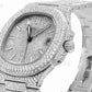41mm Full White Patek Philippe Moissanite Diamond Watch For Men customdiamjewel