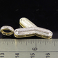 1.5" 0.75 CTW 18K Gold Real Diamond Bubble Initial Y Letter Pendant CustomDiamJewel