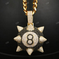 Two Tone Iced Out Moissanite Hip Hop Pendant hip hop jewelry customdiamjewel