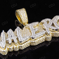 925 Silver Moissanite Valero Crown Pendant hip hop jewelry CustomDiamJewel