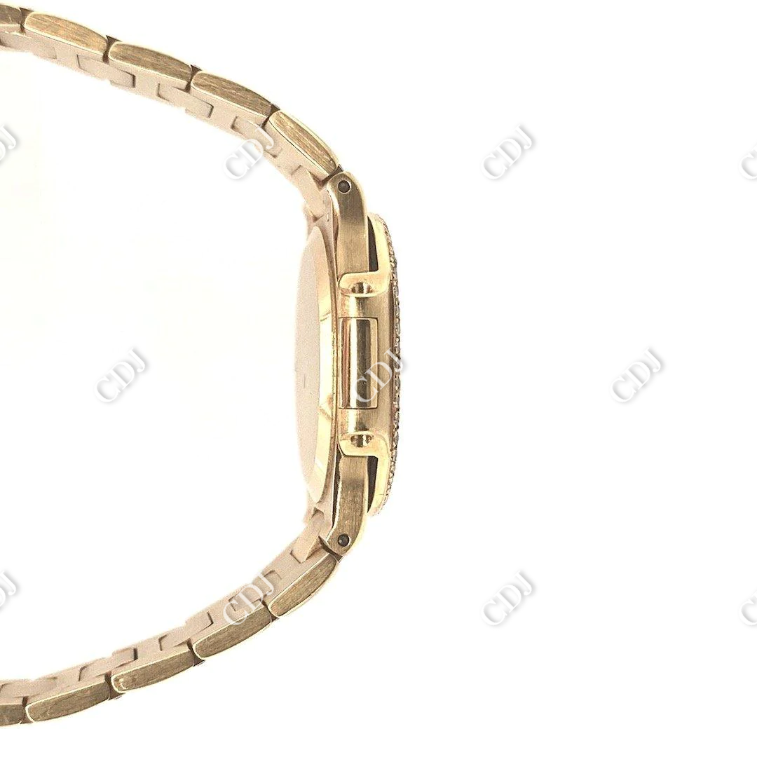 Patek Philippe Moissanite Bust Down ETA Swiss Watch For Women customdiamjewel