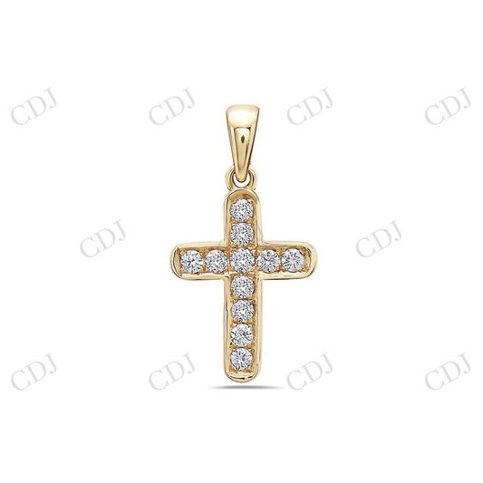 0.20 CTW Customize Moissanite Hip Hop 925 Silver Cross Pendant Hip Hop Pendent customdiamjewel