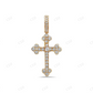 0.37CTW Customized 925 Silver Religious Moissanite Cross Pendant Hip Hop Pendent customdiamjewel