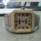 Ice Bezel Cartier Watch.  customdiamjewel   