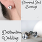 Heart Shape Lab Diamond Gold Stud Earrings