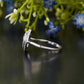 Black Diamond Oval Halo Statement Ring