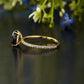 Oval Moissanite Diamond Bridal Ring