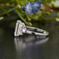 Emerald Lab-Grown Diamond Trilogy Ring