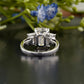 Emerald Lab-Grown Diamond Trilogy Ring