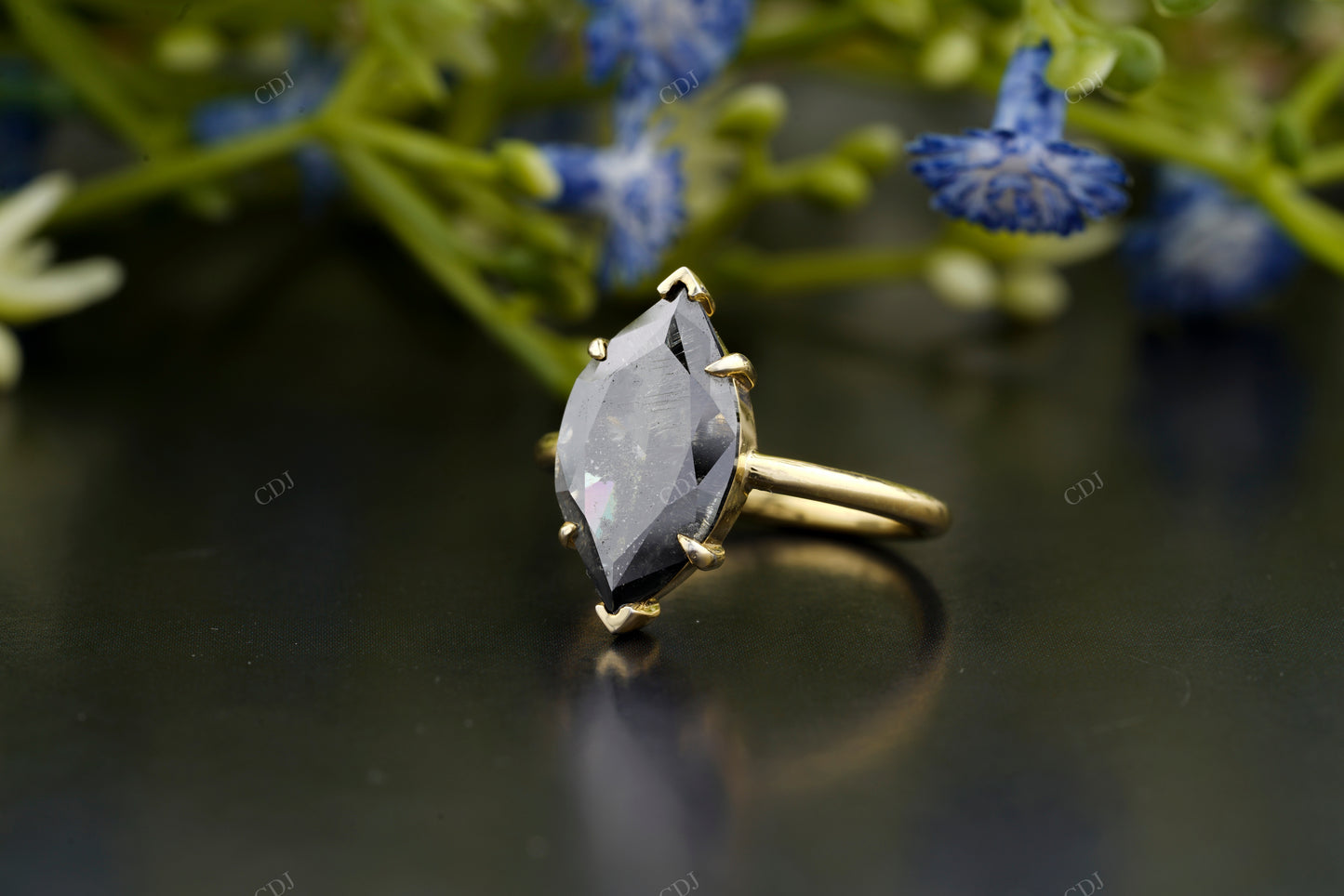 Marquise Cut Lab-Grown Diamond Ring