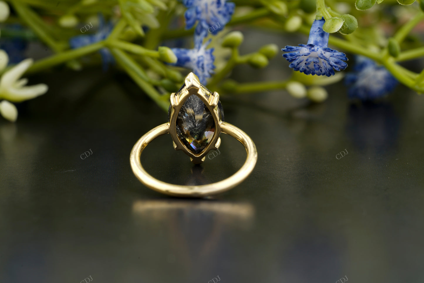 Marquise Cut Lab-Grown Diamond Ring