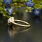 Rose Cut Lab-Grown Diamond Bezel Ring customdiamjewel