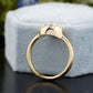 Rose Cut Lab-Grown Diamond Bezel Ring customdiamjewel