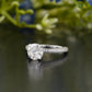 Lab-Grown Diamond White Gold Pavé Ring
