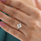 Hexagon Cut Lab-Grown Diamond Ring