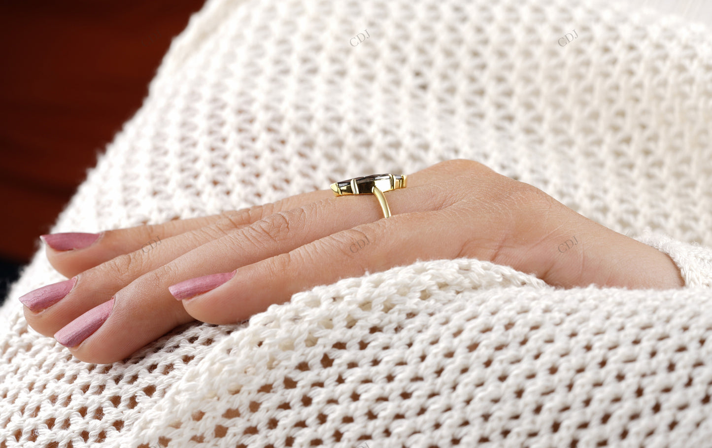 Marquise Cut Lab-Grown Diamond Ring