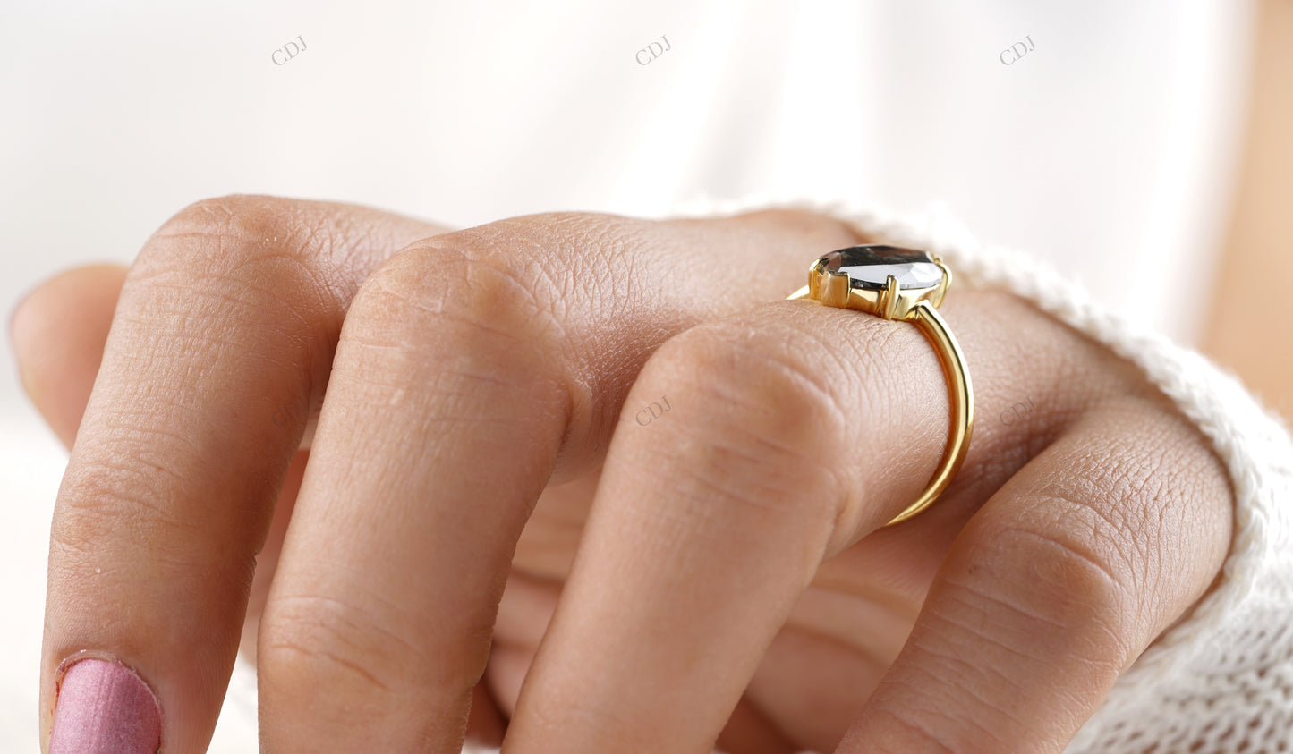 Marquise Cut Lab-Grown Diamond Ring