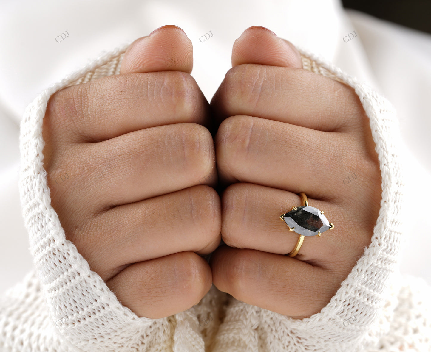 Marquise Cut Lab-Grown Diamond Ring