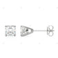 Asscher Cut CVD Diamond Stud Earrings For Women