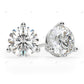 Lab Grown Diamond White Gold Stud Earrings For Daily Wear
