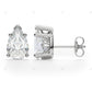 Pear Shape Lab Grown Diamond Stud Earrings