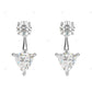 Trinity Spark 2-in-1 Gold Lab-Grown Diamond Ear Jacket Earrings