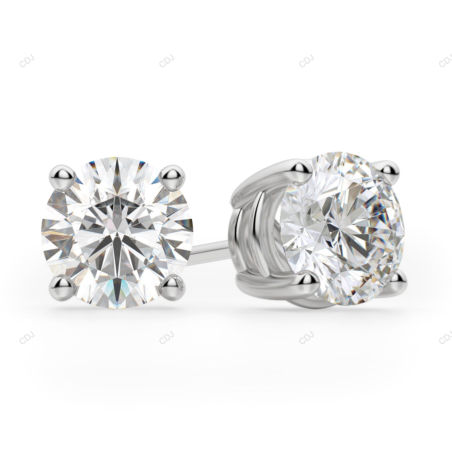 Trinity Spark 2-in-1 Gold Lab-Grown Diamond Ear Jacket Earrings