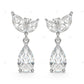 Marquise Bloom Gold Lab Grown Diamond Drop Earrings