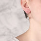 White Gold Lab Grown Diamond Lever Back Earrings