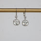 White Gold Lab Grown Diamond Lever Back Earrings
