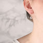 White Gold CVD Diamond Cluster Drop Earrings