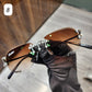 Brown Shade Designer Moissanite Sunglasses hip hop jewelry CustomDiamJewel