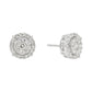 Lab Grown Diamond Cluster Stud Earrings in Gold hip hop jewelry customdiamjewel