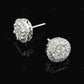 Luxury White Gold Lab Grown Diamond Stud Earrings hip hop jewelry customdiamjewel