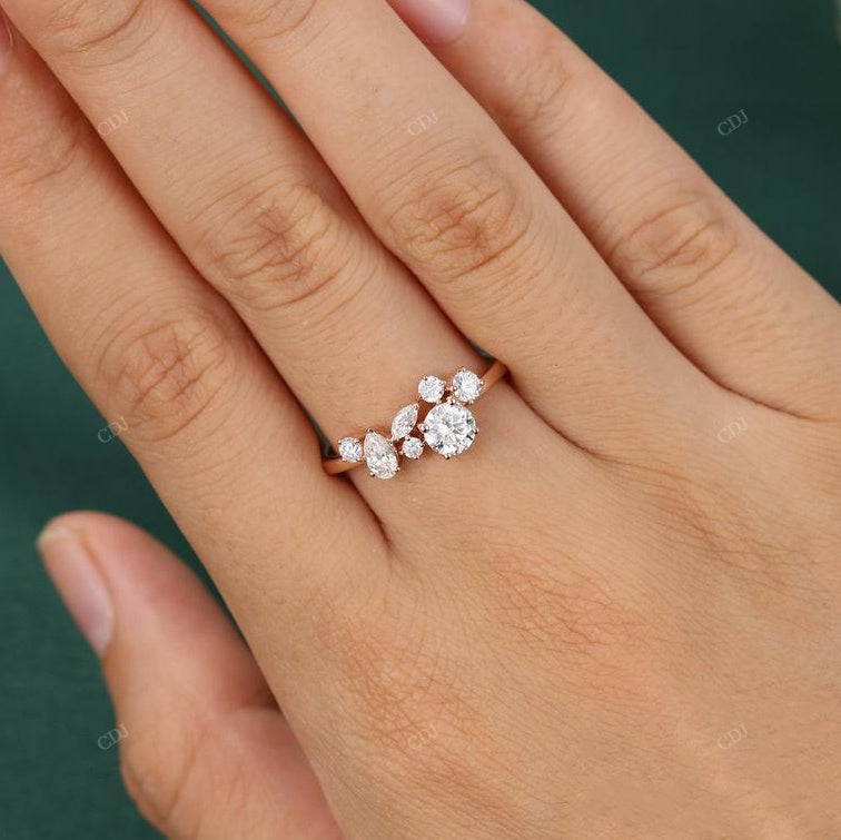 Lab-Grown Diamond Blossom Ring
