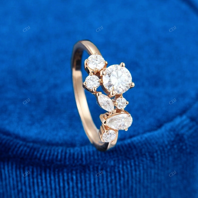 Lab-Grown Diamond Blossom Ring