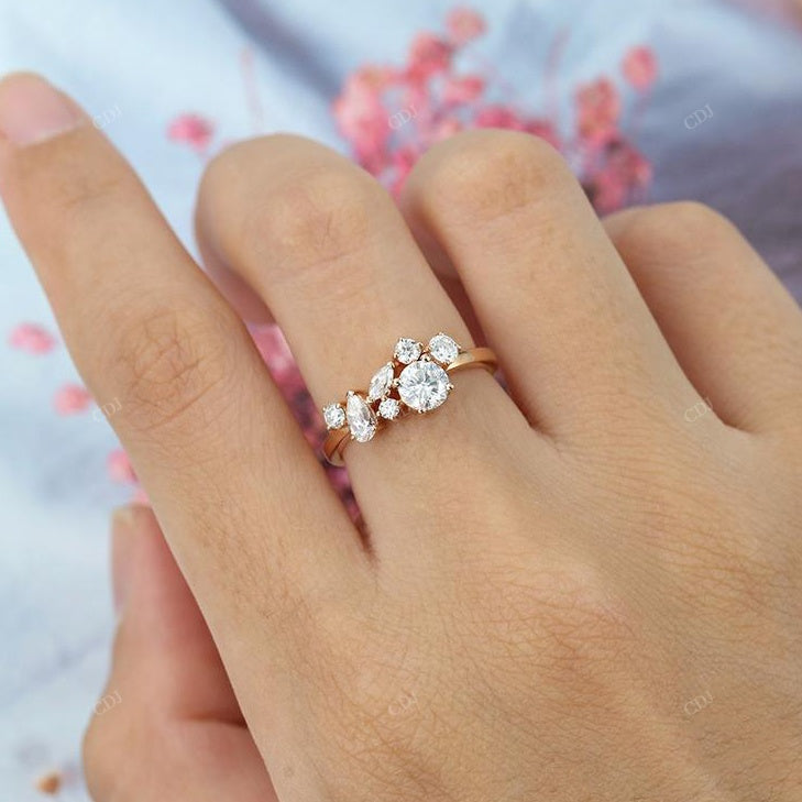 Lab-Grown Diamond Blossom Ring